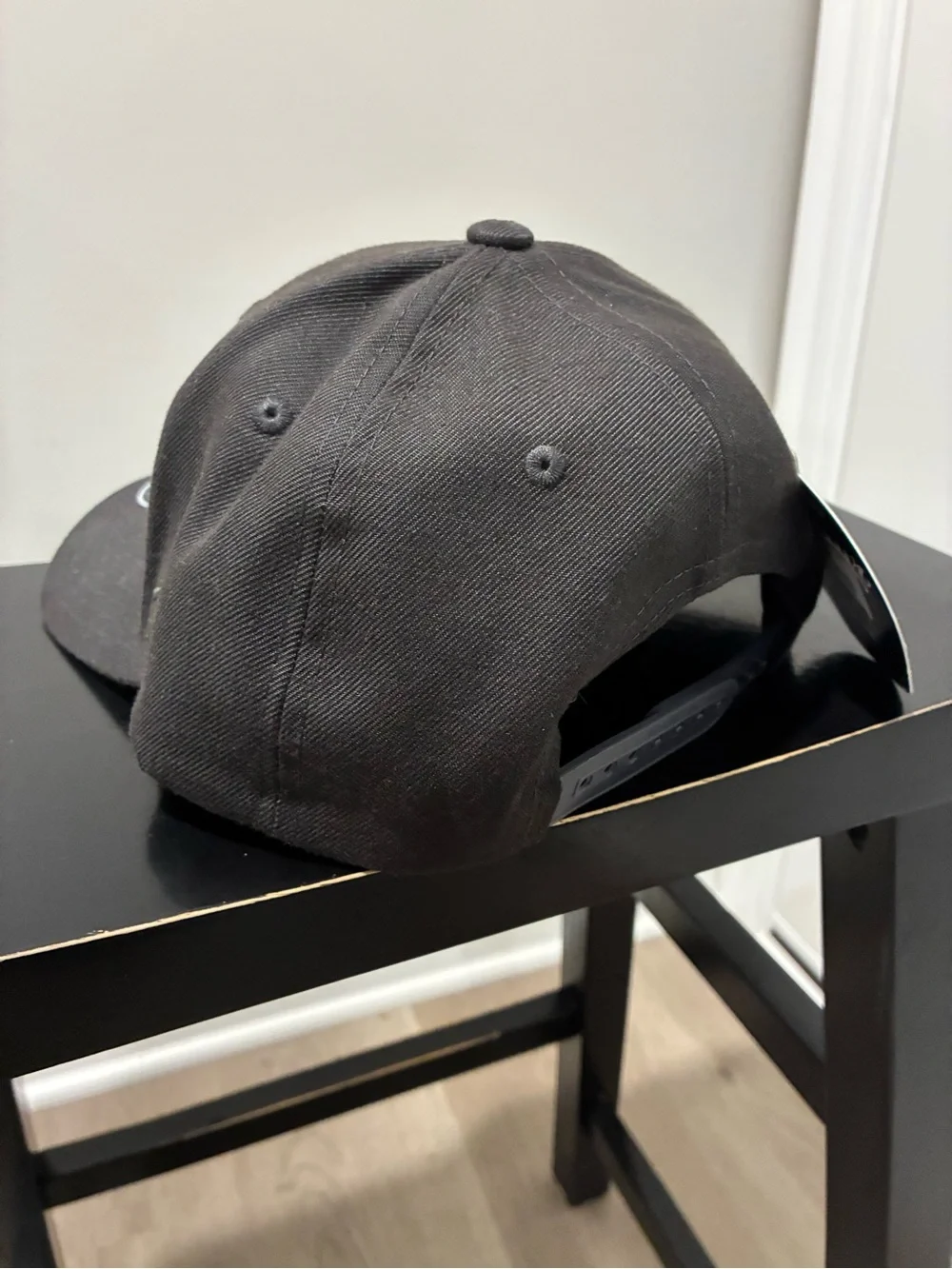 Zephyr Dark Gray Hat with SMU Red Mustang Patch